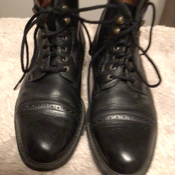 Carlo Morandi Leather Boots SZ 11/11.5 Made in Italy main image 7